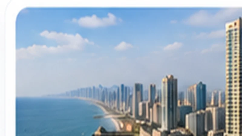 Ajman beachfront and residential towers