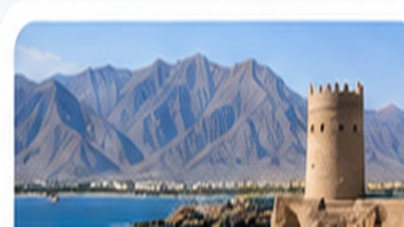 Fujairah coast and mountain landscape