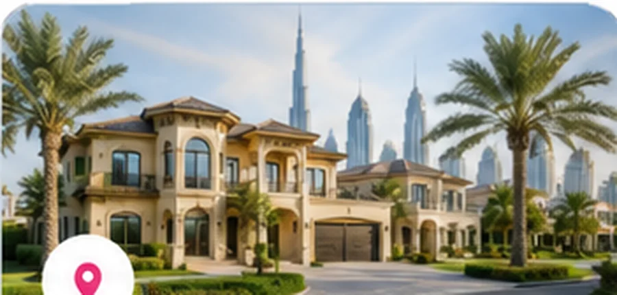 Villa community in Dubai served by Moovzy movers