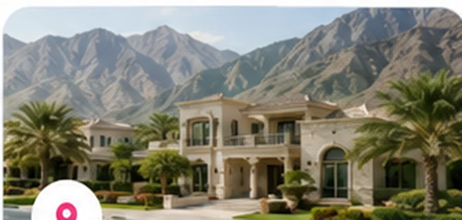 Villa community with mountain surroundings in Ras Al Khaimah