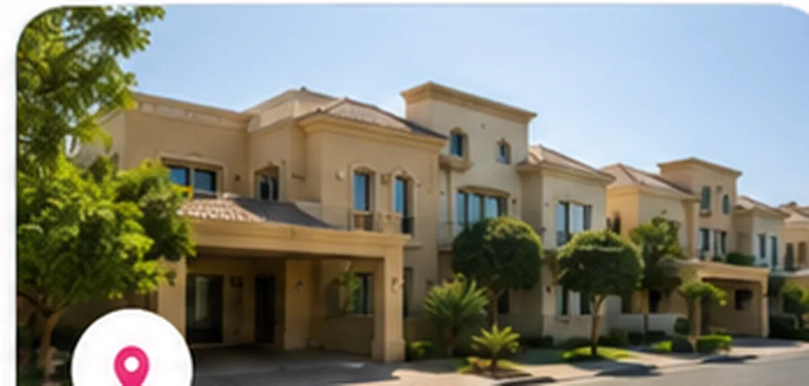 Modern townhouse community in Sharjah